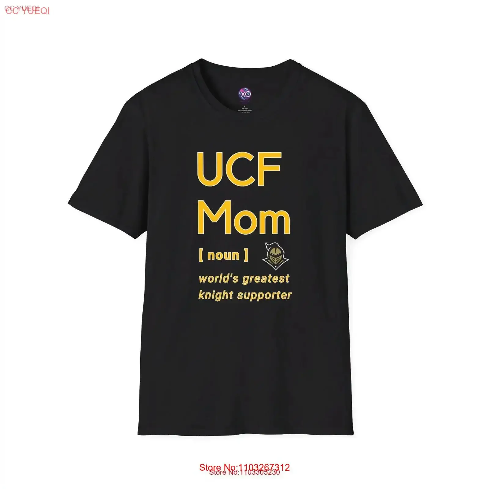 UCF Knight Mom Softstyle T-Shirt, Vintage-Stil, gewaschen, lässig, weich, Unisex, leicht dehnbar, bequem, stilvoll, vielseitig, mit Grafik