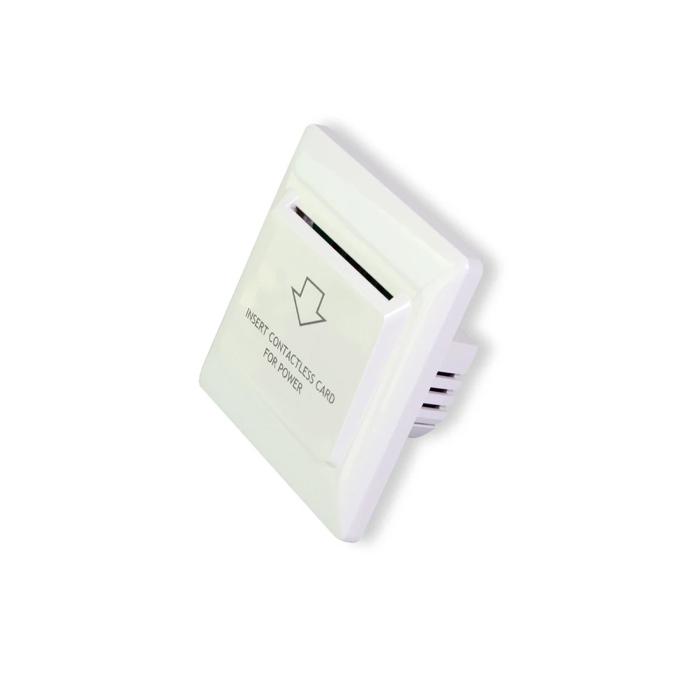 EU Type 125khz/ 13.56mhz Frequency Power Saving Switch Hotel Card Holder 110/220V 40A Switch Smart Energy Saver