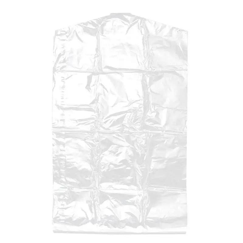 50Pcs/30pcs Isolation Suit Garment Covers Clear Garment Bag Plastic Clothes Dustproof Cover Closet Storage Tote Clothing Bag