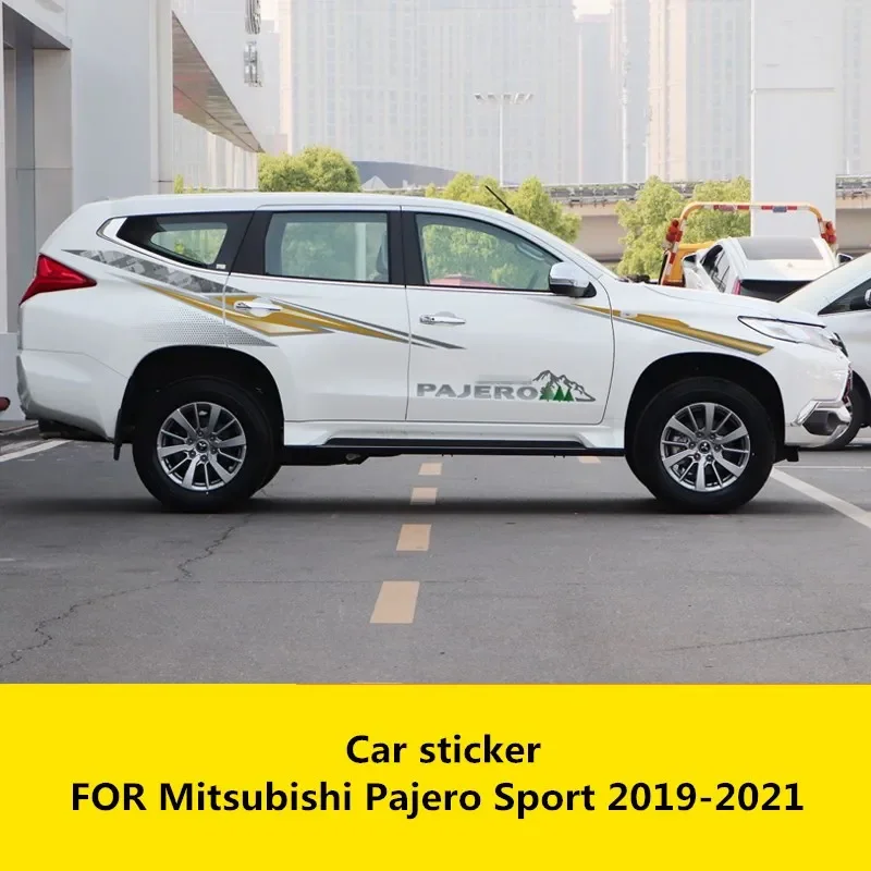 

Автомобильные наклейки для Mitsubishi Pajero Sport, наружное украшение кузова, персонализированные модные наклейки на заказ