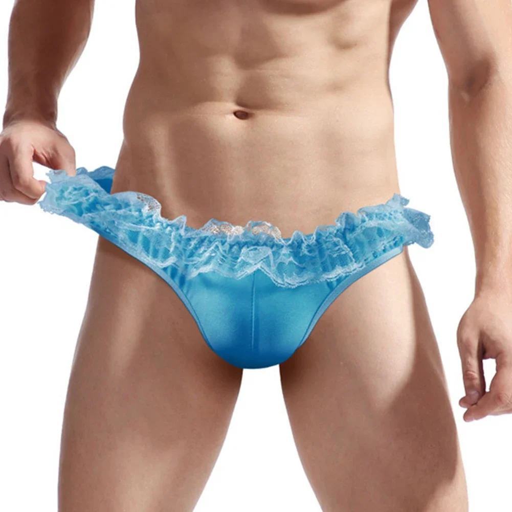 

G-string Underwear Home Bikini Breathable Briefs Comfortable Lace Nylon Panties Underpants Underwear Pouch Sexy