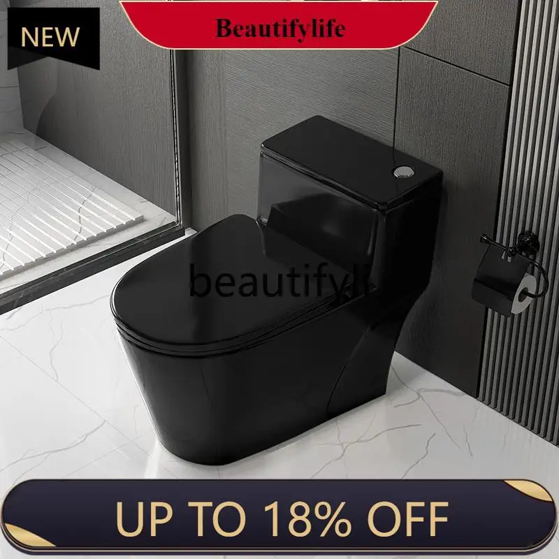 

Z189 B185 Household flush toilet toilet siphon large-diameter water-saving and deodorant toilet