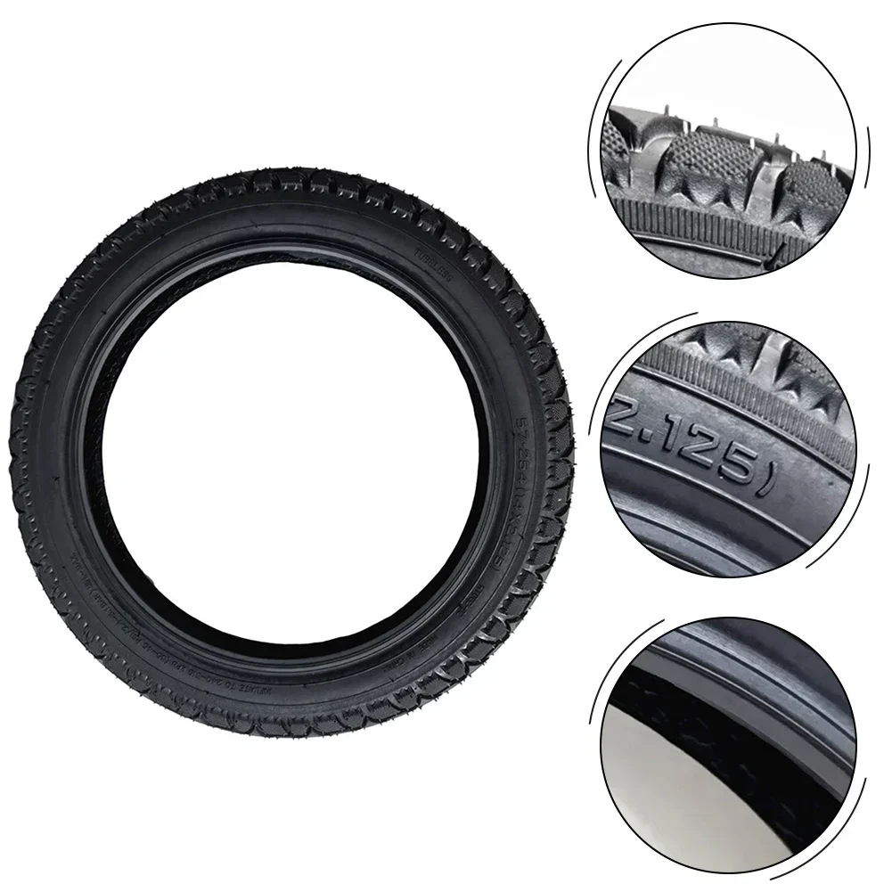 14 Inch Electric Scooter Tyre 14x2.125(57-254) Tubeless Tire For Electric Bike Tire Replacement Parts Scooter Spare Tire