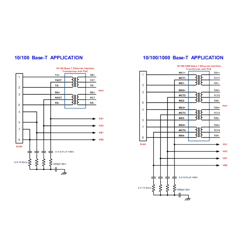 L72A-DP1435 Modulo POE 5V 2.4A IEEE802.3Af senza capacità Supporta modulo POE 100M 1000M