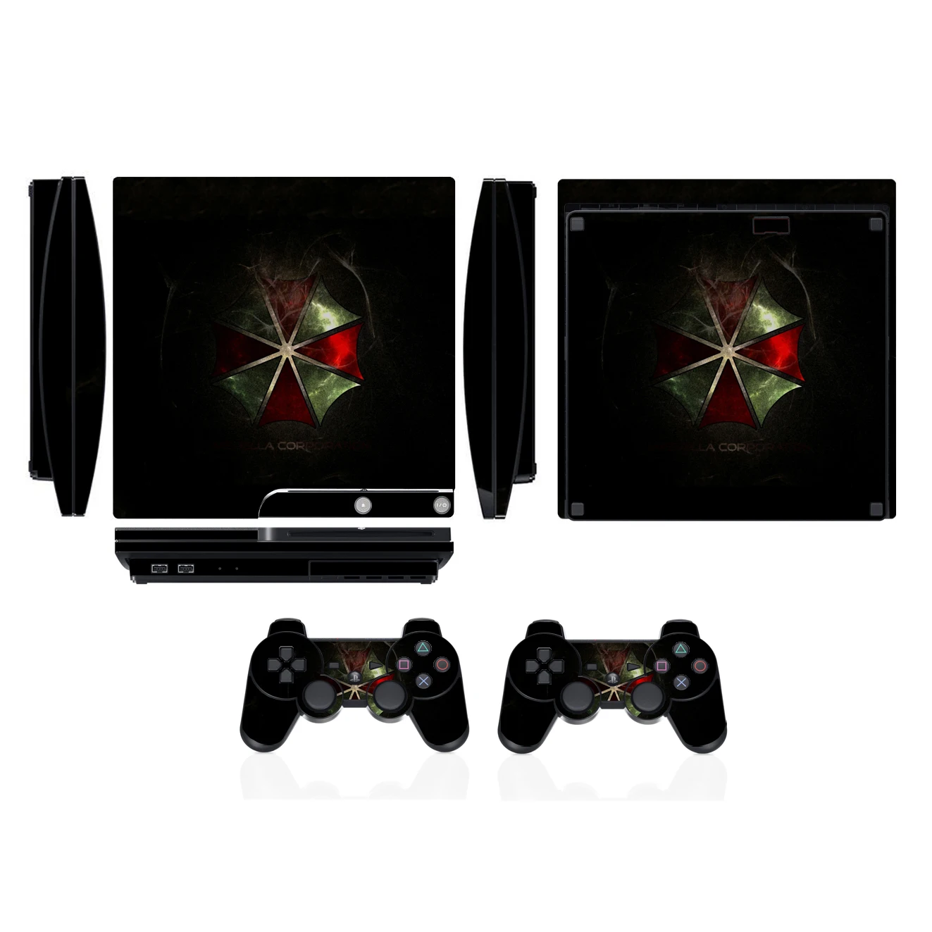 2901 Vinyl Skin Sticker Protector for Sony PS3 Slim PlayStation 3 Slim and 2 controller skins Stickers