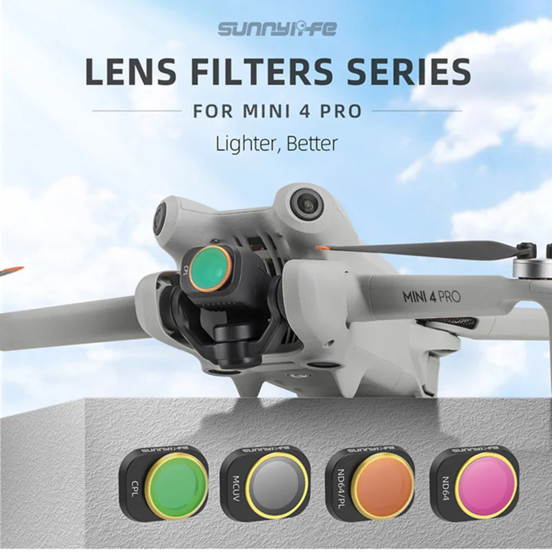 For DJI MINI 4 Pro  Light Reducing Filter Polarizing Filter Adjustable Filter ~~