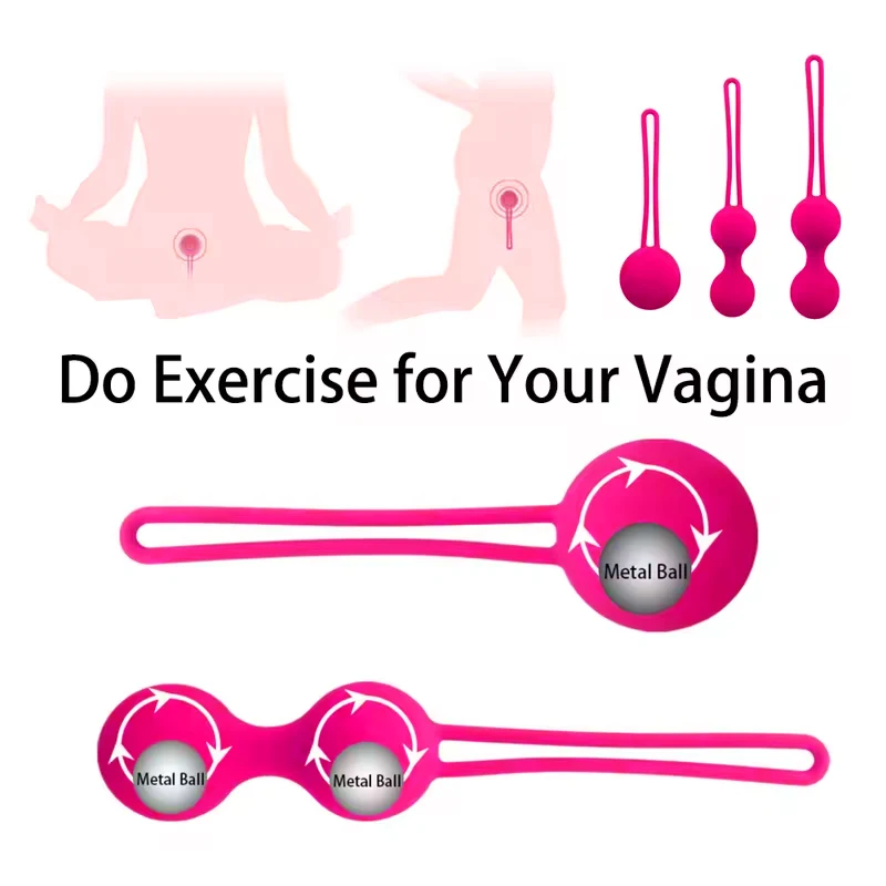 Anal Beads Vaginal Ball Sex Toys for Women Smart Geisha Kegel Ball Simulator Vagina Chinese Ben Wa Ball Tightening Exerciser 18+