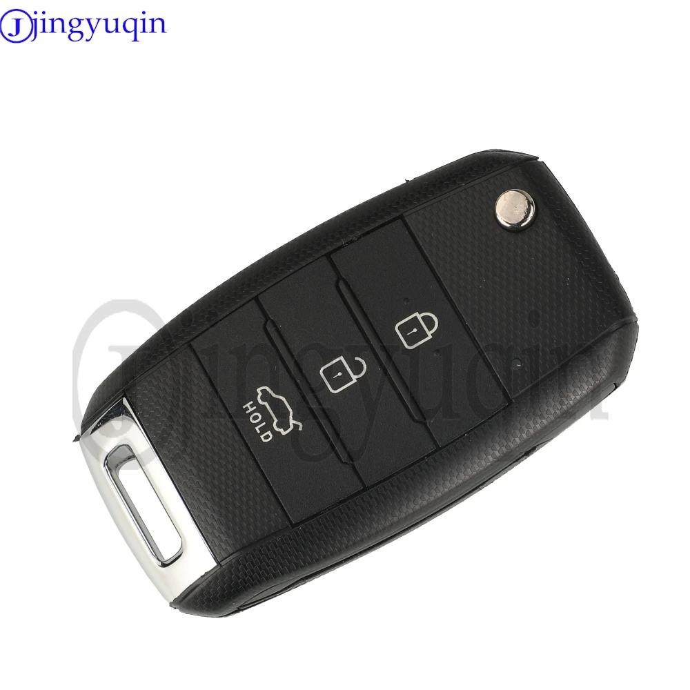 jingyuqin 3 Buttons 433mhz FSK 4D60 Chip Car Remote Key Fob For Kia Sportage k5 Auto Control Key Fob