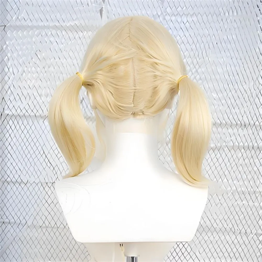 ‌ Peruca Shigure Ui - Cabelo Bob reto dourado Roriko com franja de ar, peruca completa leve para cosplay, anime pré-estilo 2025 novo