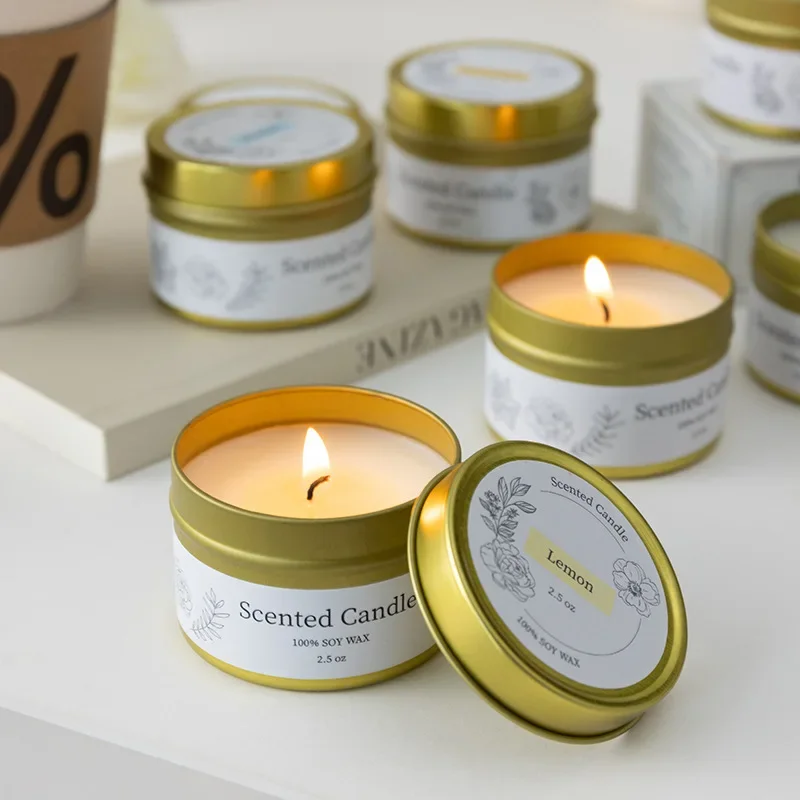 Soybean Wax Fragrance Filling Aromatherapy Candles Wedding Birthday Hand Gifts Home Decoration Scented Candles Friends Gifts