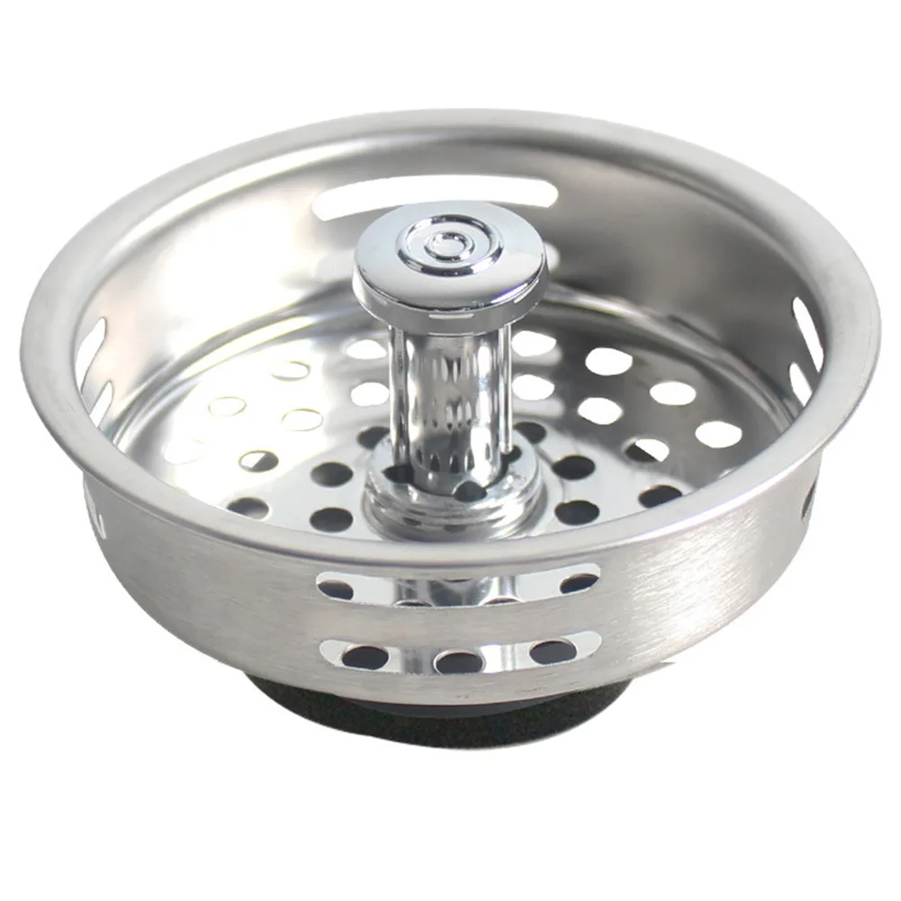 Stainless Steel Kitchen Sink Basket Strainer Replacement Featuring Resistant Material and Functional Basket Geometry