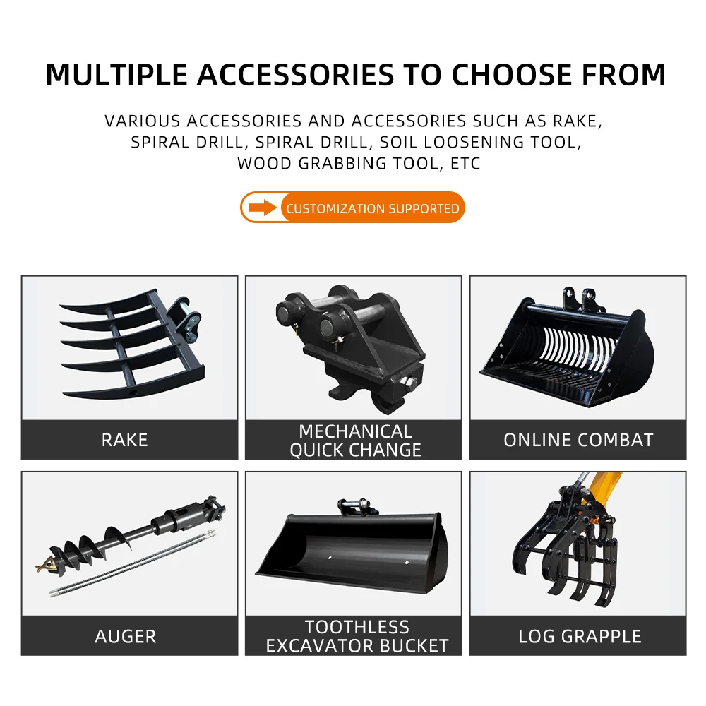 

Mini Excavator Bucket Teeth And Adapter High Strength Steel Bucket Tooth Pin For All Brand Excavator Attachment Parts