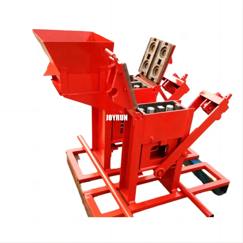 Small Clay Brick Machine JR - 60 Manual Hand Press Mud Earth Block Making Machine