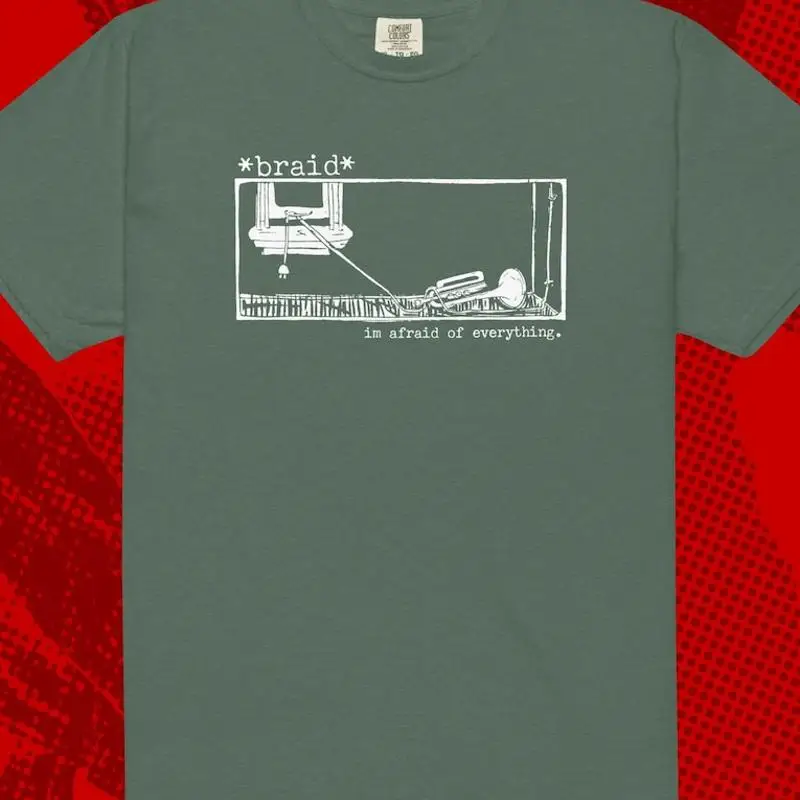 Braid Afraid Emo Indie Jimmy Eat World Cap'n Jazz Promise Ring T-Shirt