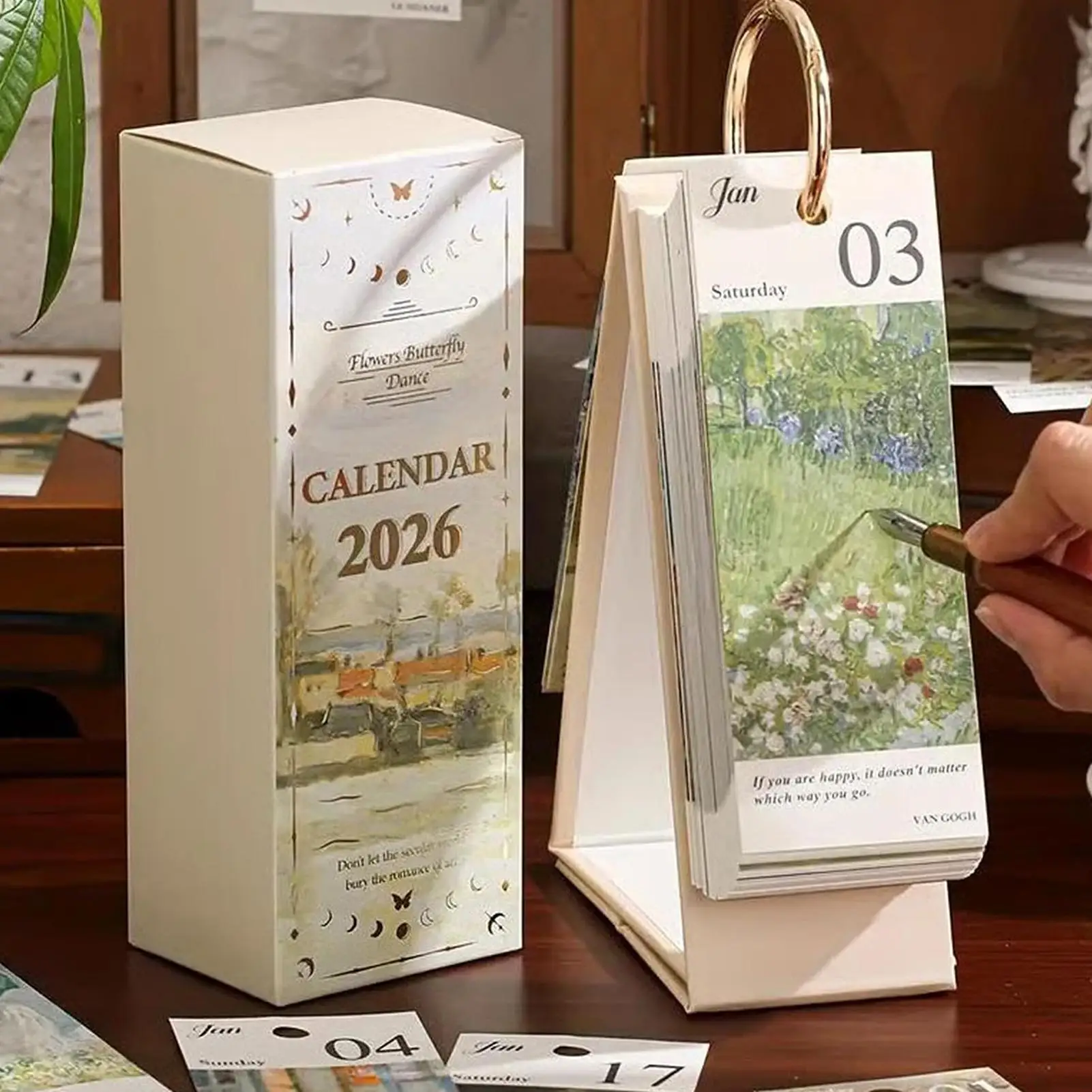 2026 أجندة مكتبية /رزنامة مكتبية يوميا المسيل للدموع على الصفحة مكتب منظم سطح المكتب منصات مخطط الجدول الزمني مذكرة المفكرة للوازم المكتبية المنزلية