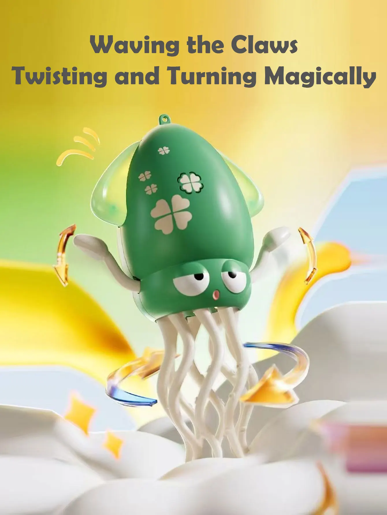 Electric Dancing Octopus Toy Crawling Dancing Automatic Obstacle Avoidance Octopus Sensor Toy Creative Magic Crazy 8-Leg