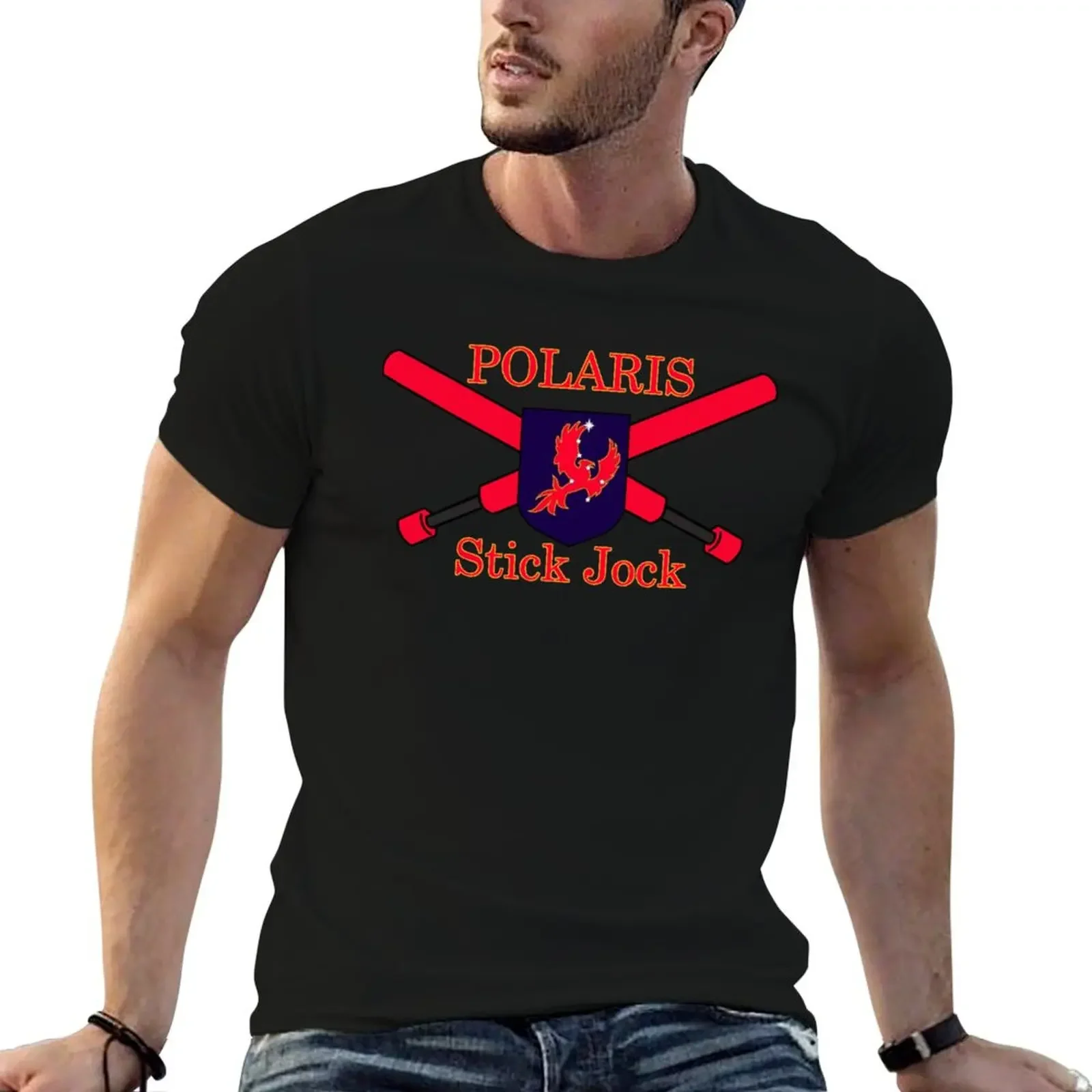 Polaris Stick Jock T-Shirt boys whites vintage clothes oversized graphic tee cute tops outfits for men