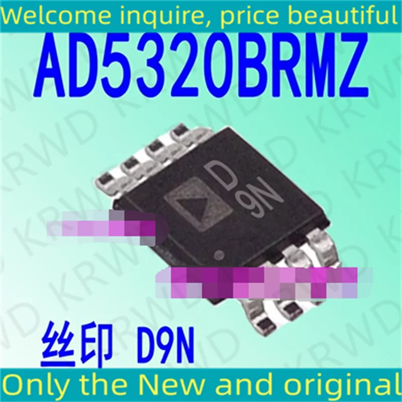 10PCS D9N D9 New and original AD5320BRMZ AD5320BRM AD5320BR AD5320B AD5320 5320 MSOP8