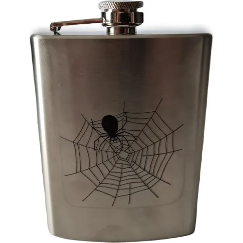 T-Burner Steel Pocket Flask 7 Self Spider