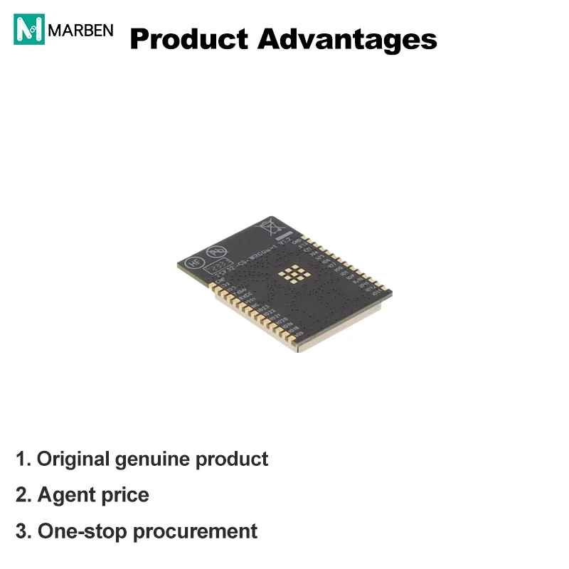 ESP32-C6-WROOM-1-N8 WiFi 6 Module 160MHz RISC-V MCU  5.3 Zigbee Thread Matter IoT Smart Home