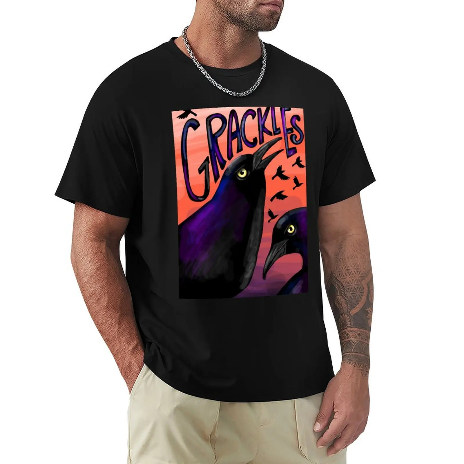 

Grackles T-Shirt custom t shirt anime shirt mens designer clothes