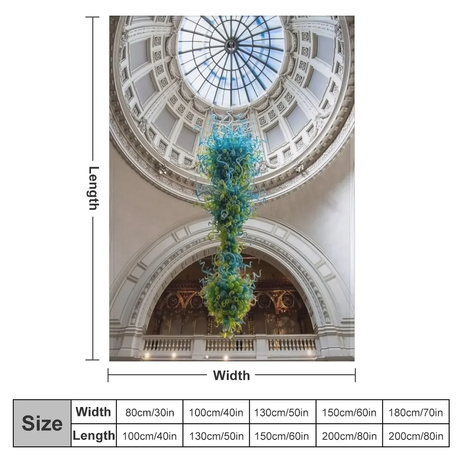 V&A Museum Throw Blanket couch cozy soft plush fuzzy picnic outdoor blanket