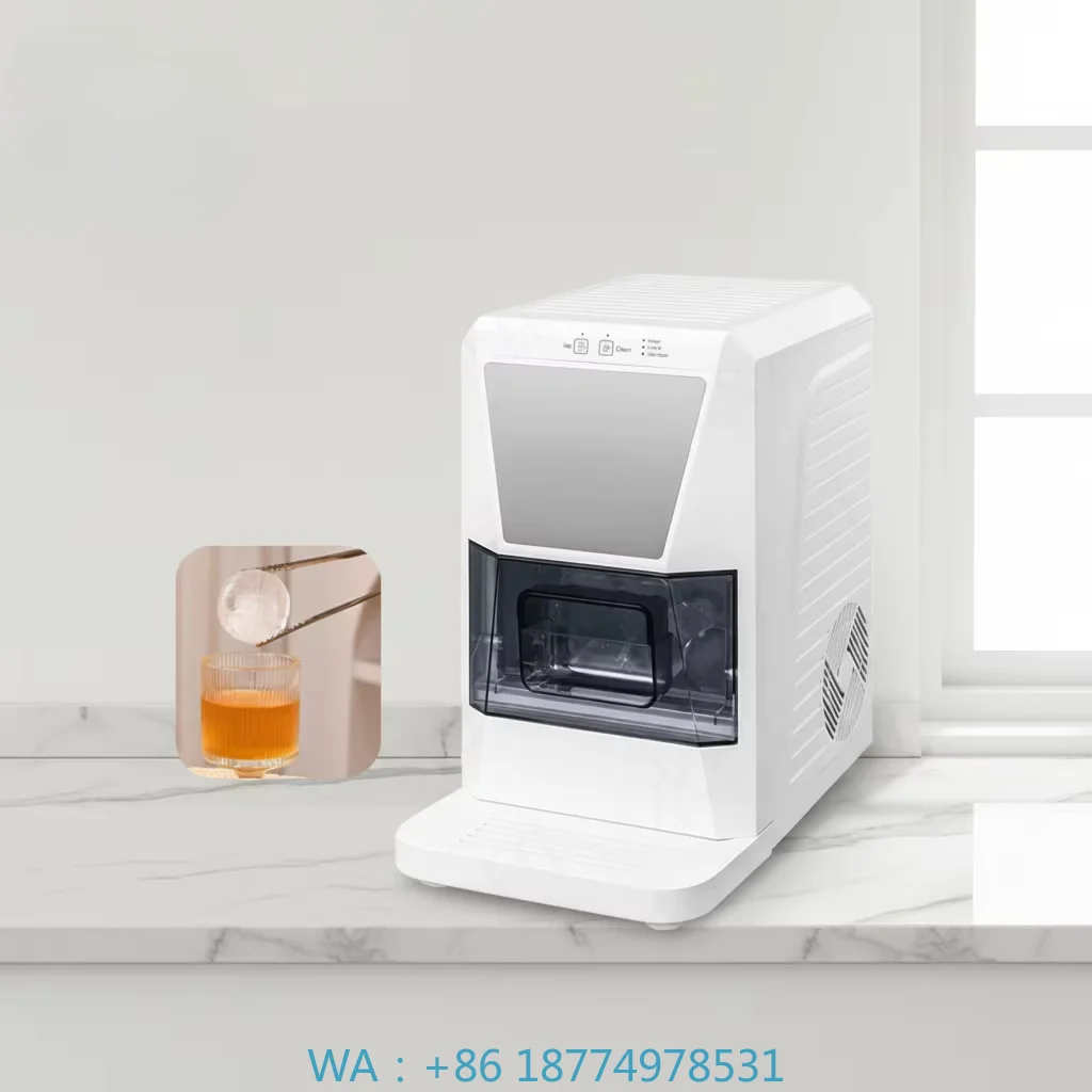 Portable Countertop Spherical Ice Maker Lightweight Design for Mobile Bars and Event Catering Beverage Preparation