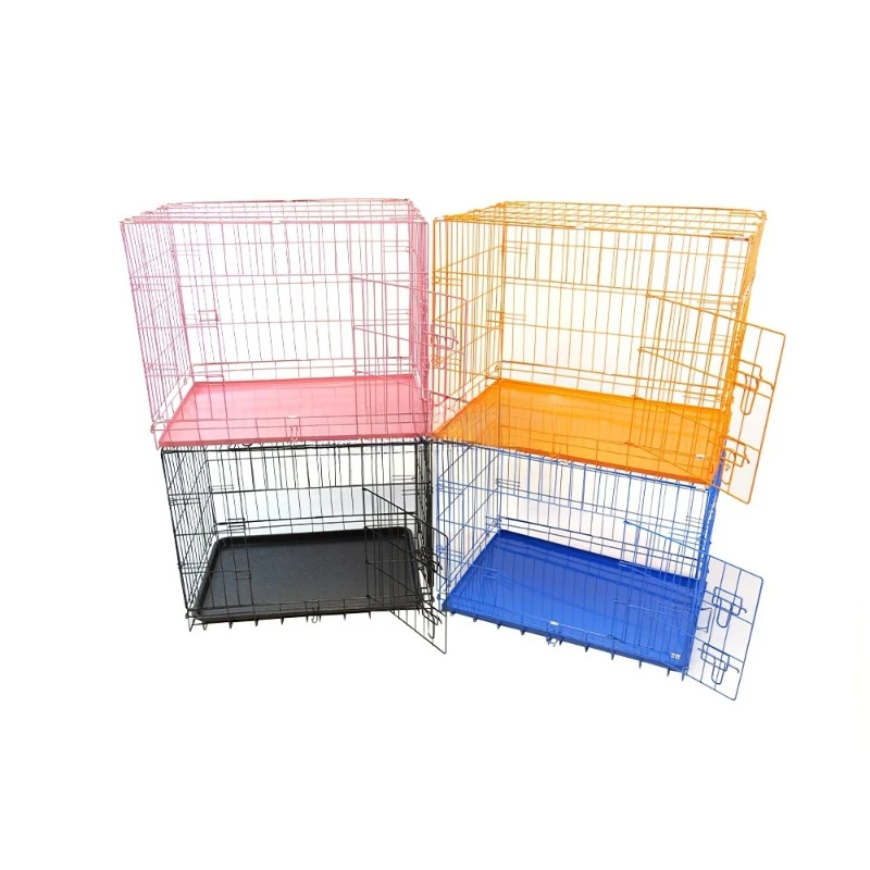 

Metal Stackable Pet Cage Heavy Duty Kennel Rabbit Cage Cat Fence Escape Prevention Indoor and Outdoor Use