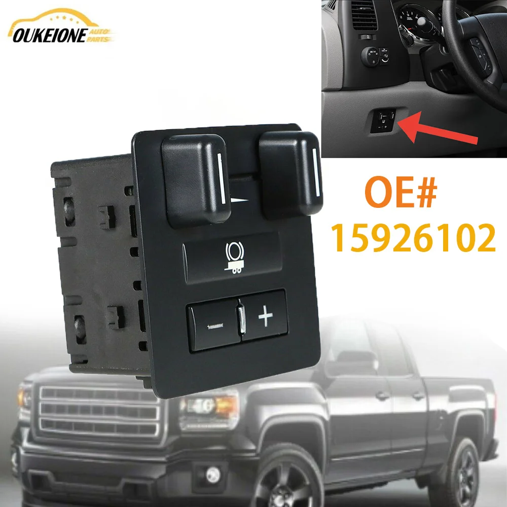 

For 2007-2014 Silverado Sierra Escalade Suburban Tahoe Trailer Brake Controller Switch Assembly Replacement 15926102