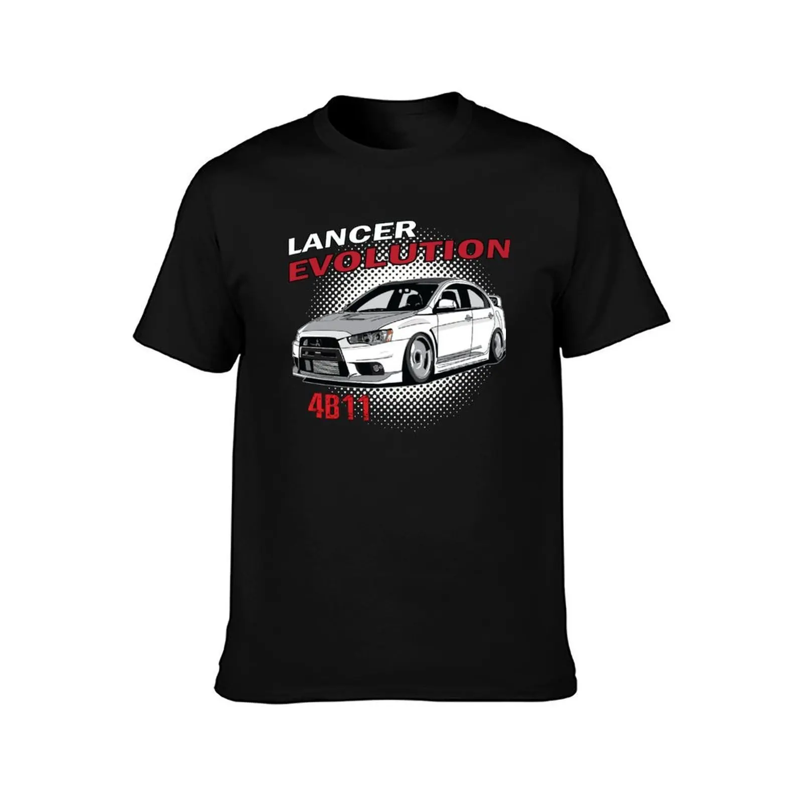 Lancer Evolution X - White T-Shirt man t shirt designer graphic t shirts for man essential t shirt T-Shirt