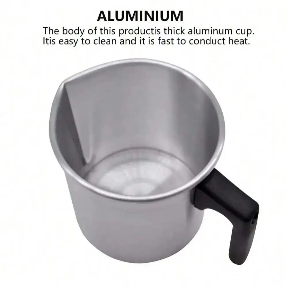 Candle Making Pouring Pot 32oz Double Boiler Wax Melting Pot 304 Stainless Steel Pitcher with Heat-Resistant Handle