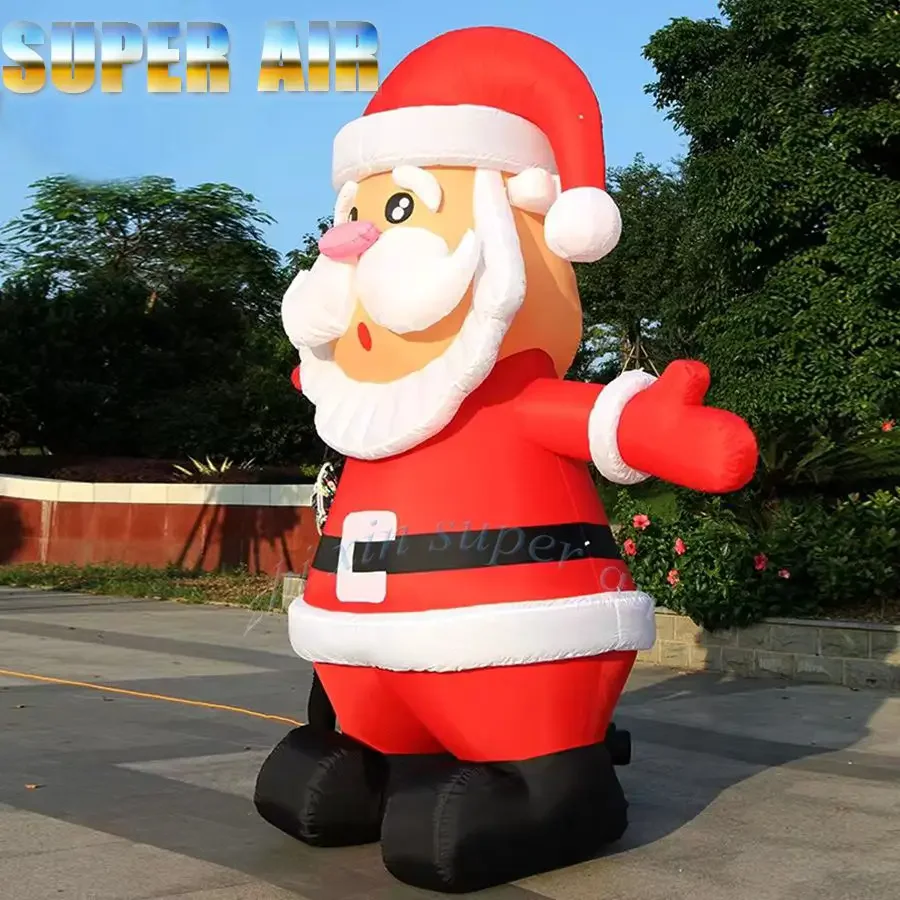 Christmas Decoration Party Advertising Props Giant Inflatable Santa Claus for sale
