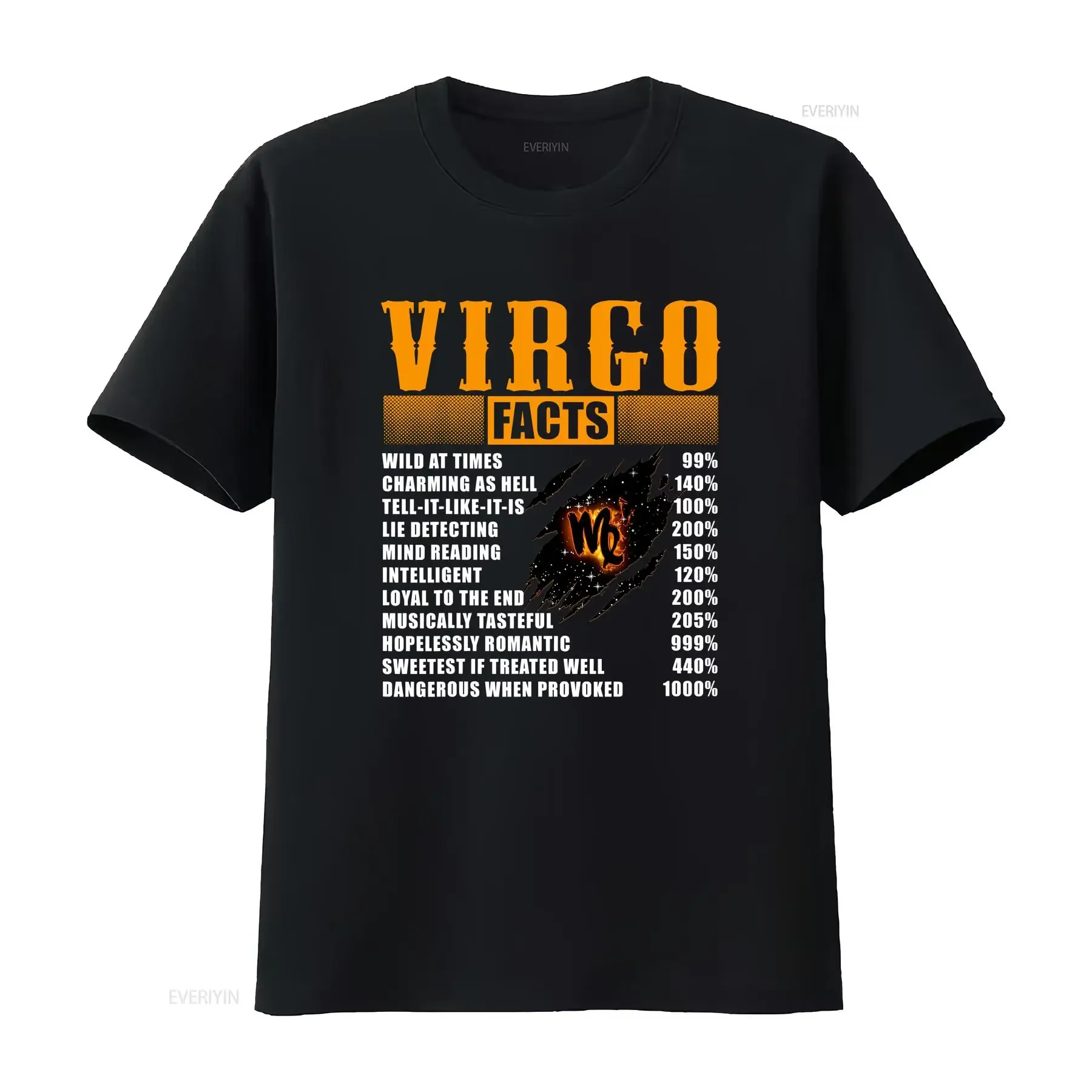 Virgo Facts T Shirt Birthday s vintage Washed Comfortable Casual designer clothes Top For Everyday Wear Unisex streetwear