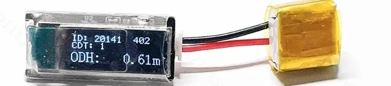 Mini Rocket Altimeter Max Height Recorder Competition Altitude Gauge With OLED Display Model Rocket Accessory