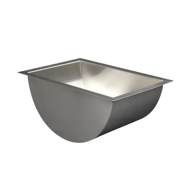 Stainless Cash Register Receipt Slot Money Window Channel Steel Drop-in Deal Tray Bucket Suitable Hospital Gas Stations Bank