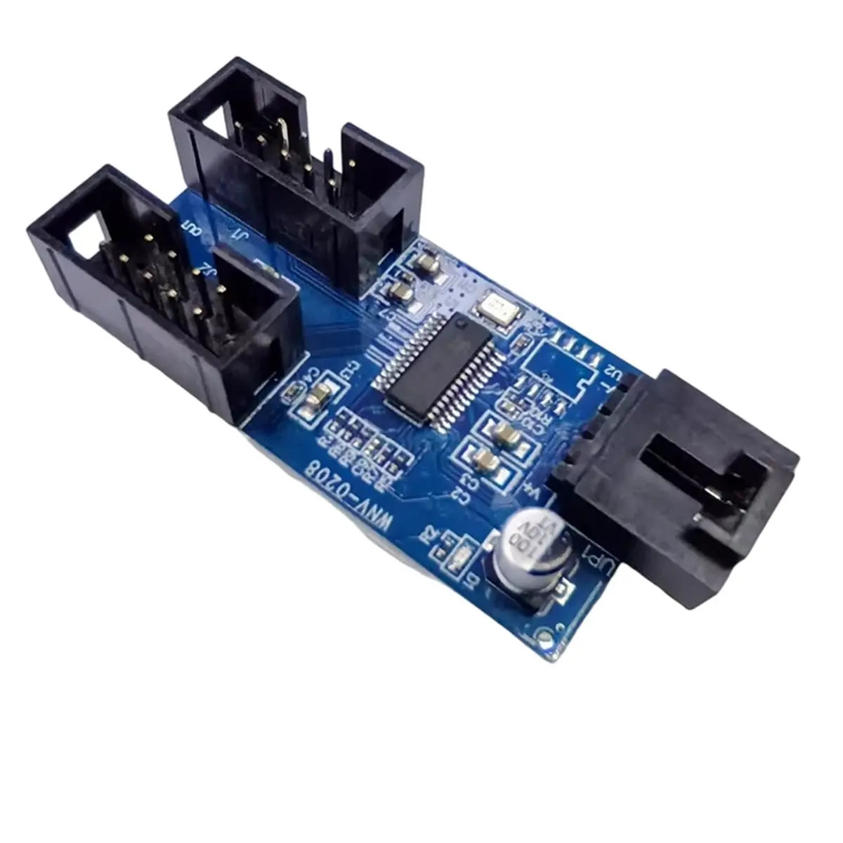 9Pin USB Splitter Expansion Card Male 1 to 2 Female Adapter Riser Board USB2.0 HUB for Desktop Motherboard Header