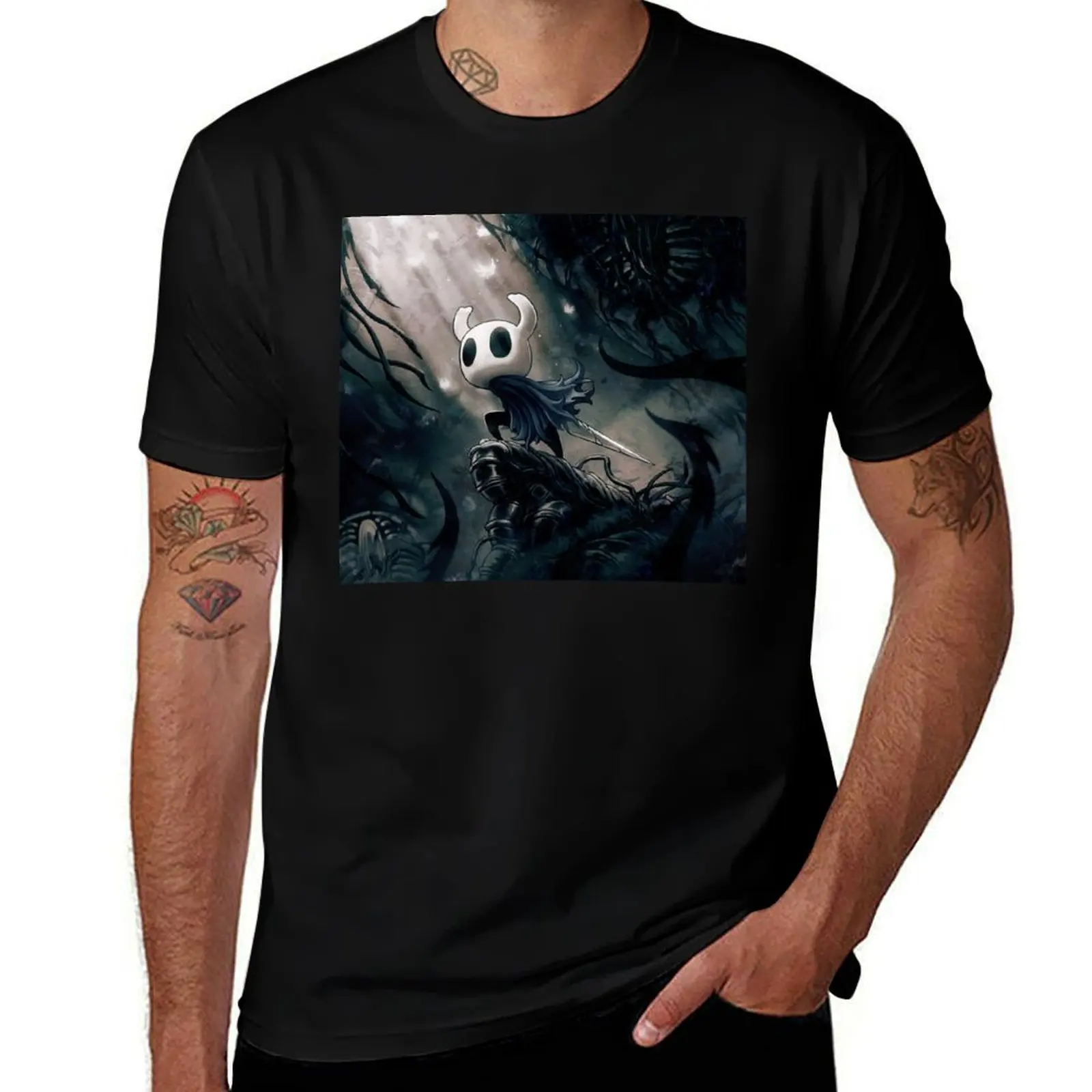 The Abyss Walker T-Shirt Large Size Short Sleeve T-Shirt