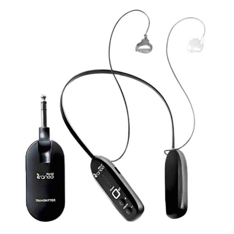 Earphone Transmitter Receiver RW-22 5.8Ghz+2.4GHZ Dual-Band Wireless System For Live Performances Studio Recording Semi-In-Ear