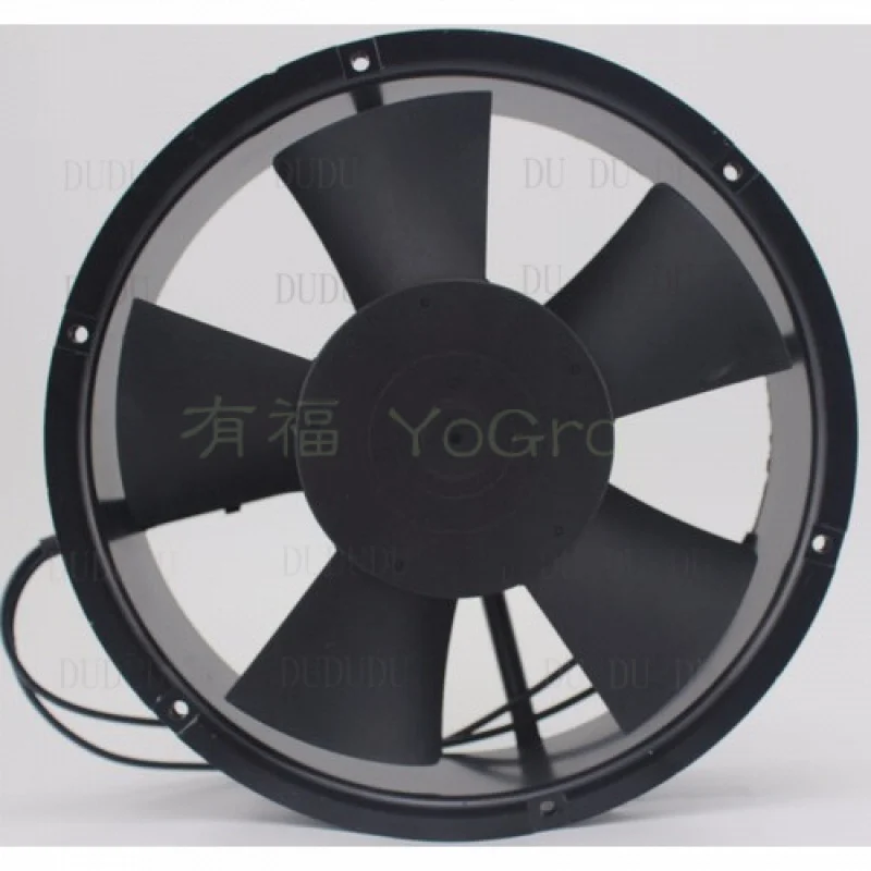 D D  1 PCS  for RENGANG Fan RG22060B220H AC220V/240V 22060 22CM 2 wire Aluminum frame #