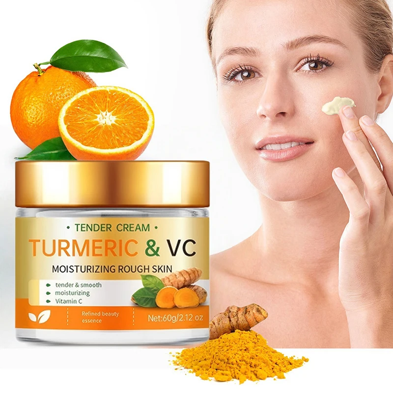 60g Vitamin C Face Moisturizer Cream Nourishing Hydrating Brightening Radiance Creamy Texture Daily Facial Care Products