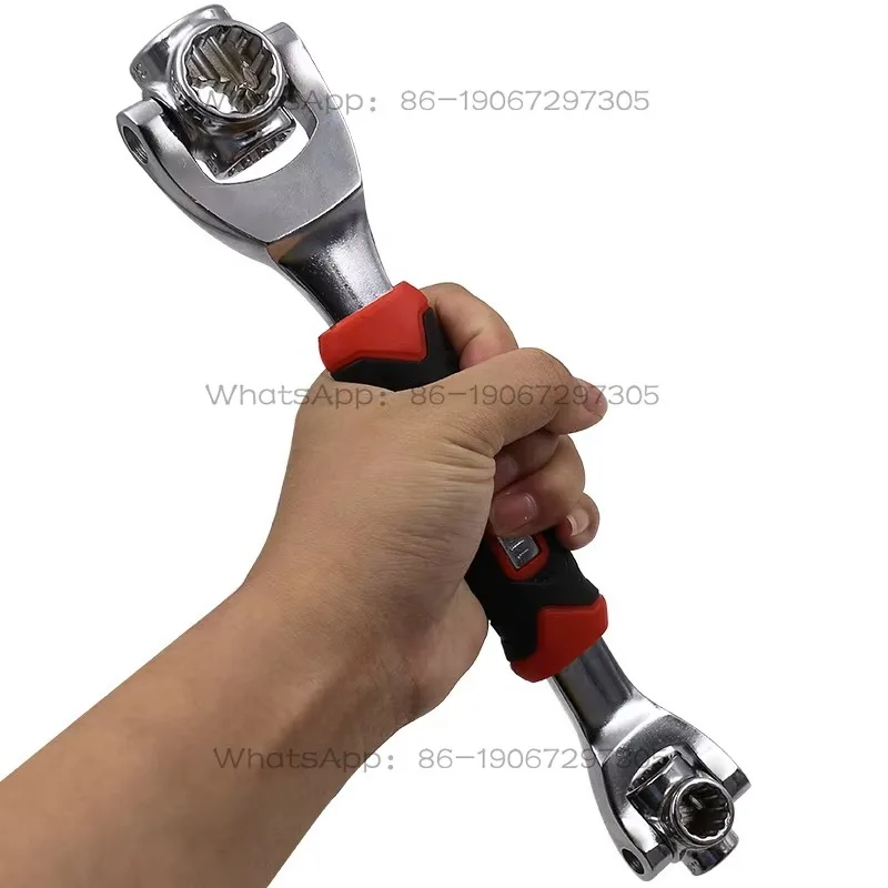 8 in 1 Multifunctional Tiger Wrench 25cm Universal Furniture Repair Tool Sleeve Spline Bolt Plum Blossom 360