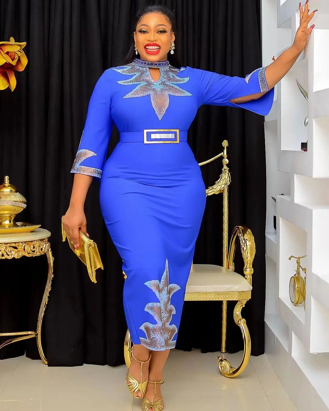 Elegant African Evening Dresses for Women Dashiki Ankara Outfits Gown Plus Size Turkey Wedding Party Long Maxi Dress 2025 New