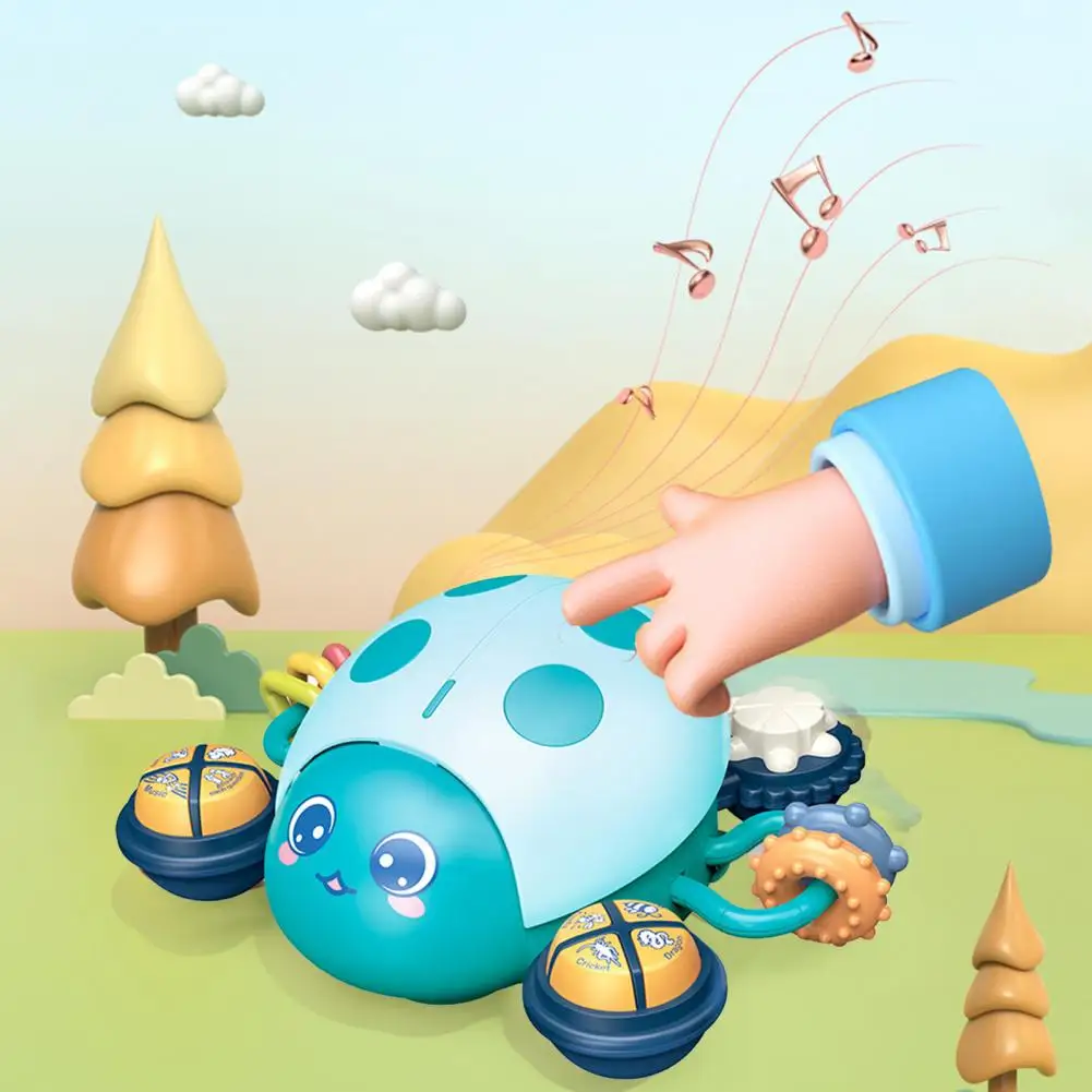 Baby Toy for 6-12 Months Crawling Baby Toy with Lights Music Promoting Motor Development Discovery Early Education Motor