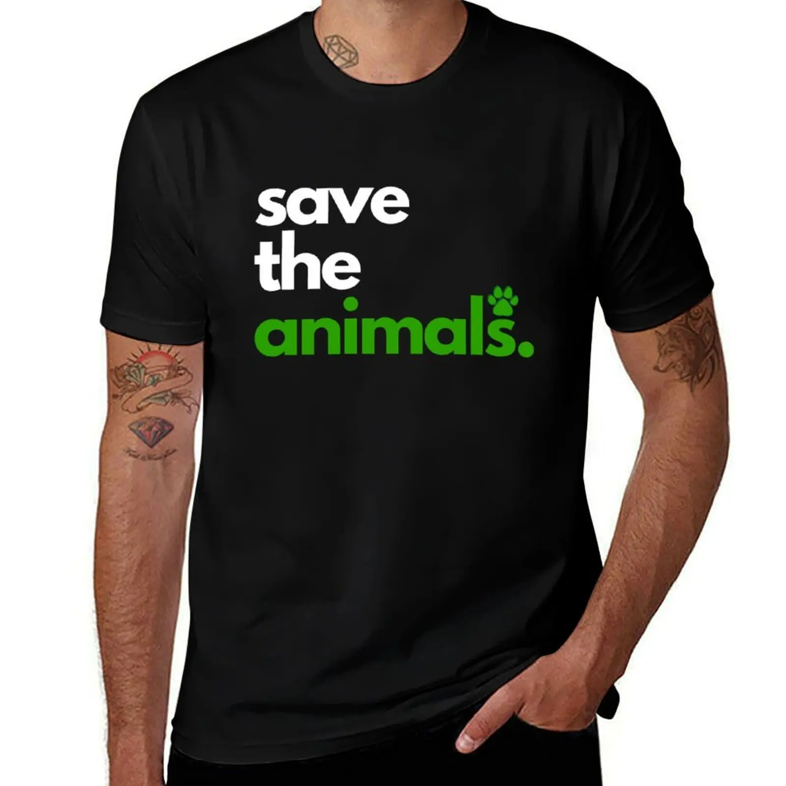 

Save the animals - Animal protection T-Shirt t shirts for man pack white t shirts with prints T-Shirt