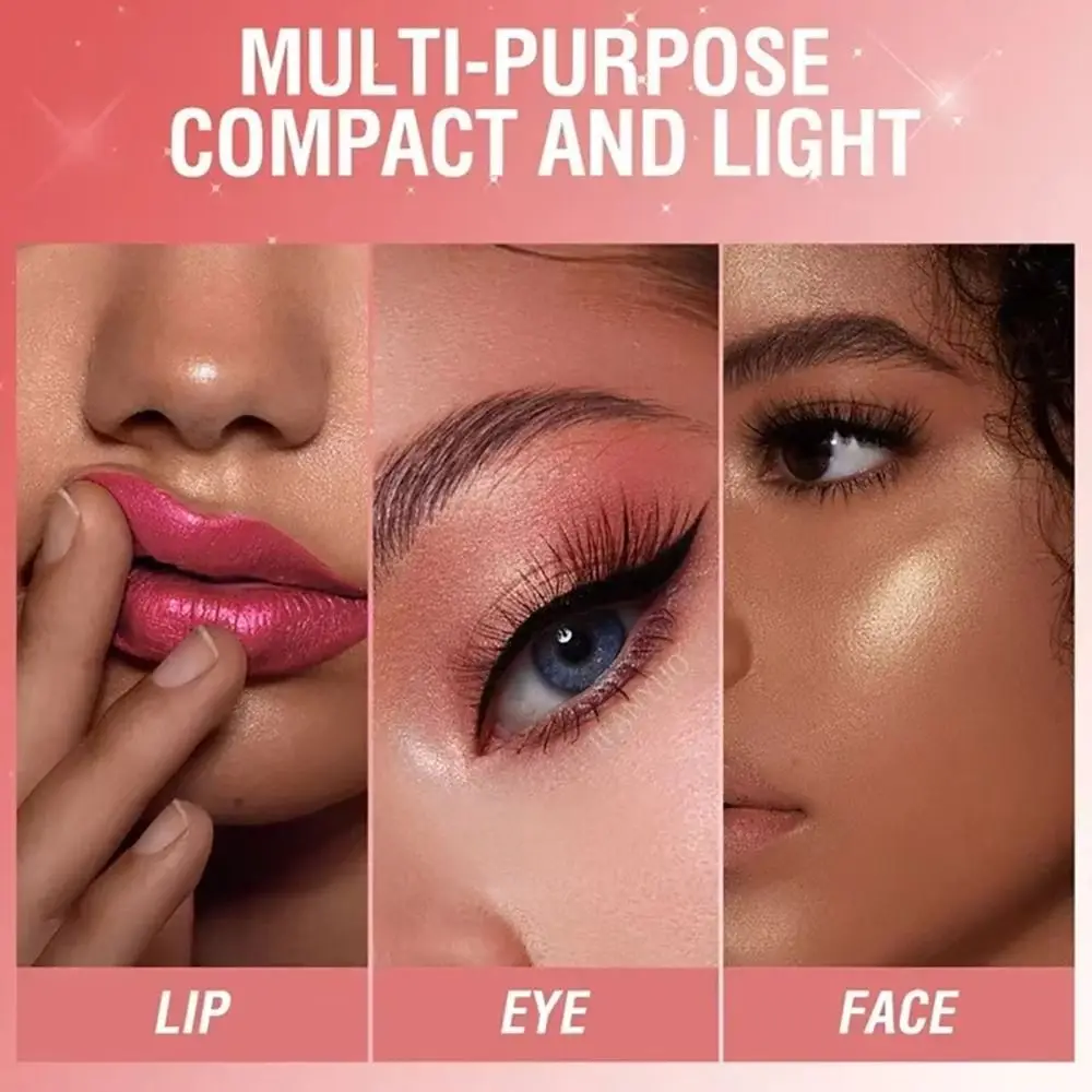 1Pcs 10 Colors Glitter Lipstick Moisturizing Silky Long-Lasting Lips Makeup Waterproof Quicksand Gold Pearlescent Lip Tint