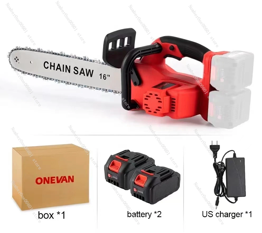 16Inch Brushless Electric Chainsaw 7980W Cordless Portable Battery Saw Gardening Power Tools for Makita 18V Battery