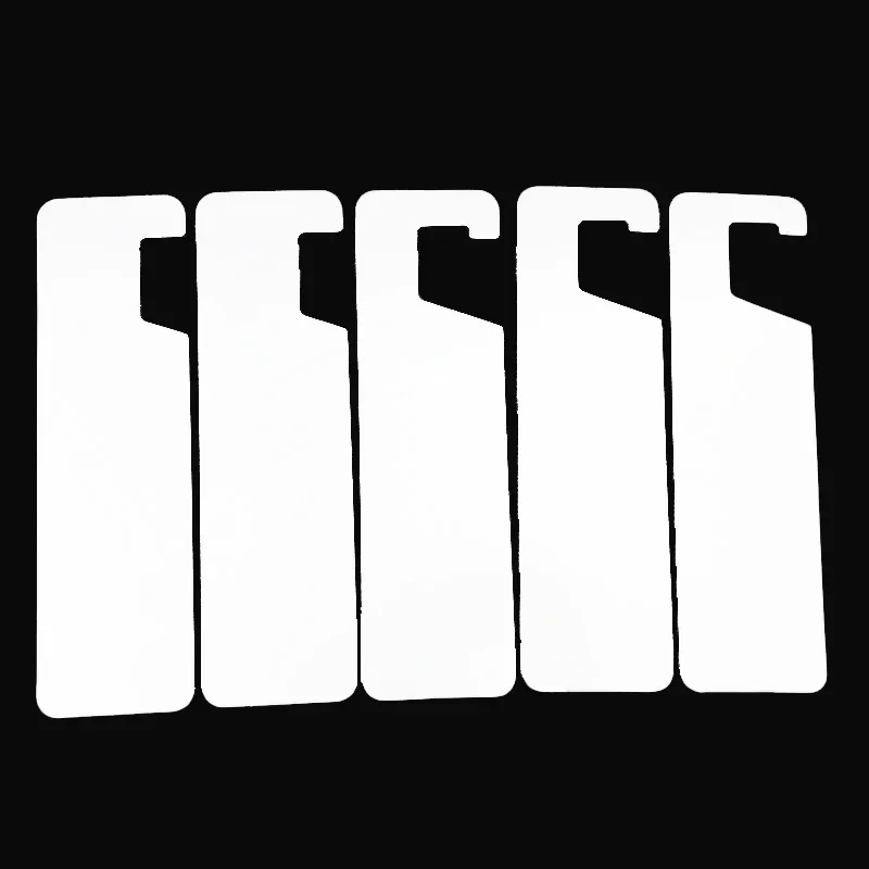 5 قطعة صلابة البلاستيك الصلب إدراج ورقة أدوات الأقفال نانو البلاستيك الصلب الأبواب الركض تجاوز أدوات قفل DIY فتاحة