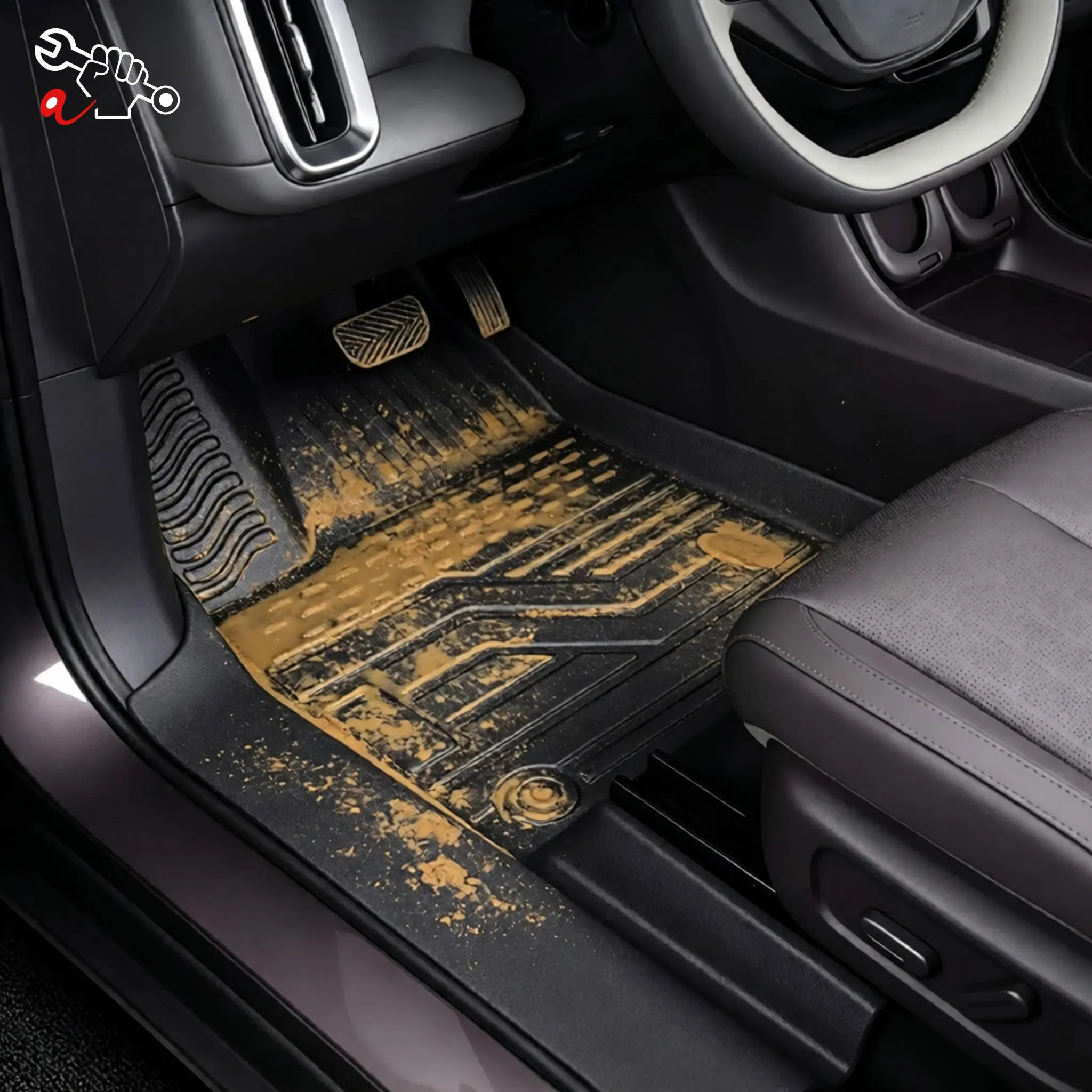 Left-Hand Drive Car Custom Fit Floor Mat For Leapmotor B10 2025-2026 Floor-mount Accel Waterproof Wear-Resistant Floor Liner