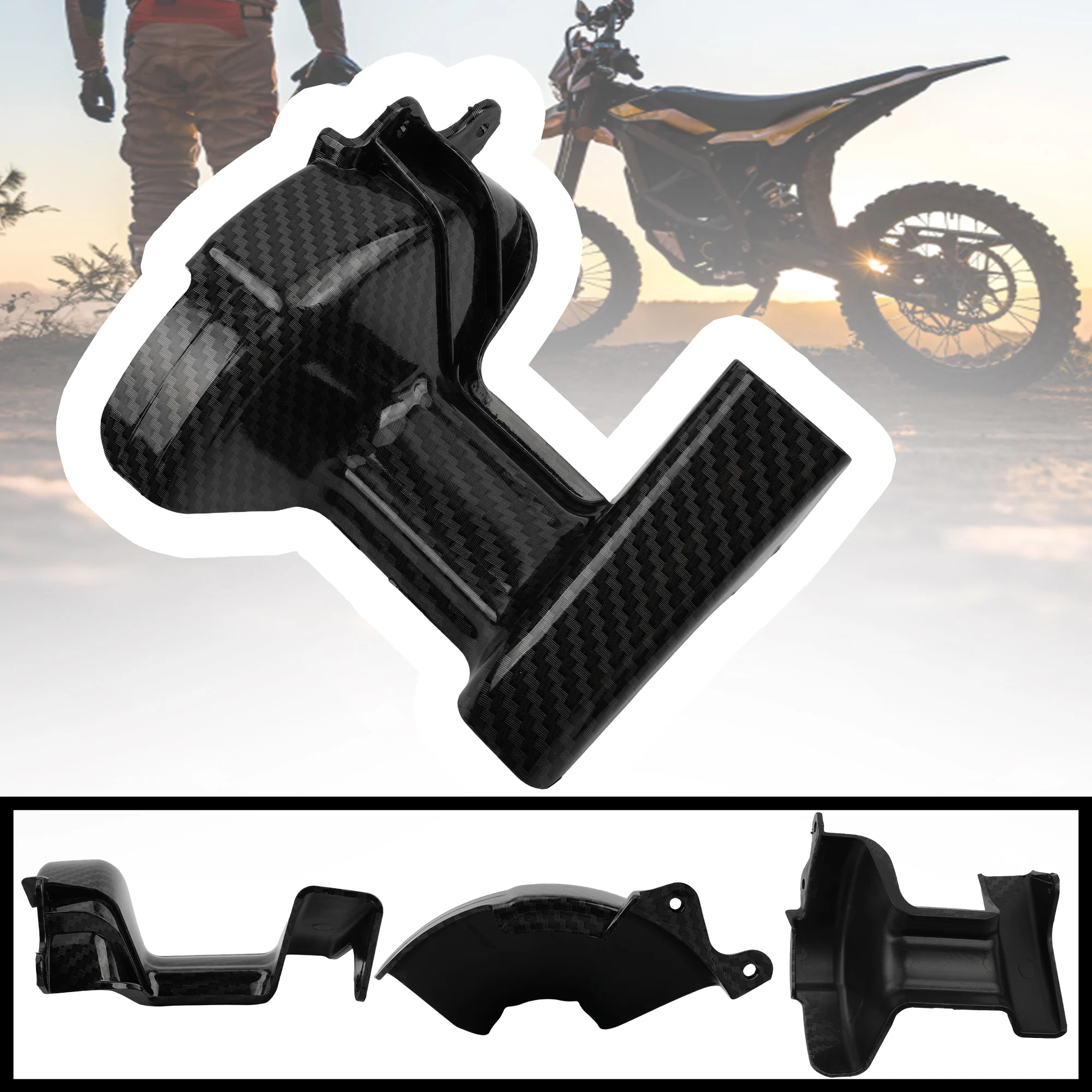 Motorcycle Central Shaft Sleeve Assembly Protective Cover For Surron Light Bee X Carbon Fiber Universal Motorcycle Accessories