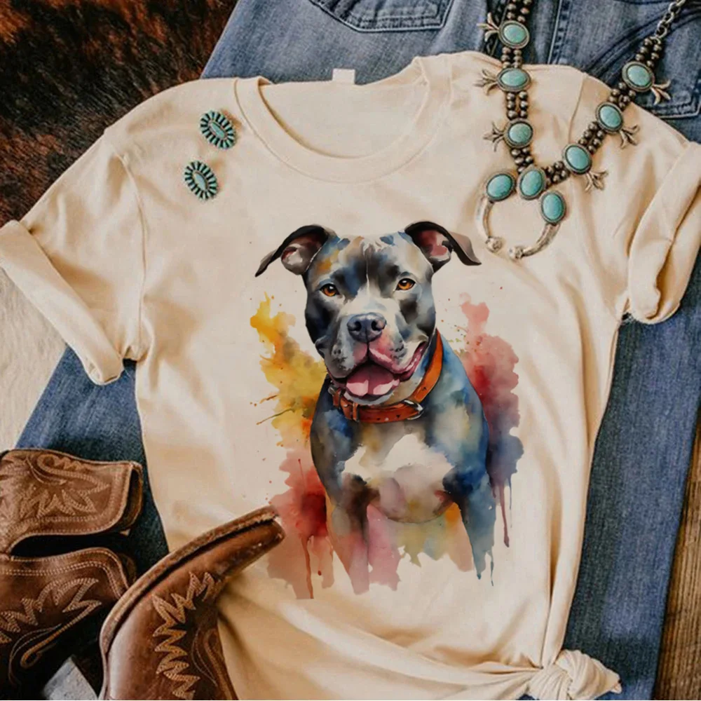 Bull Terrier Tee women designer tshirt femminile graphic designer manga abbigliamento